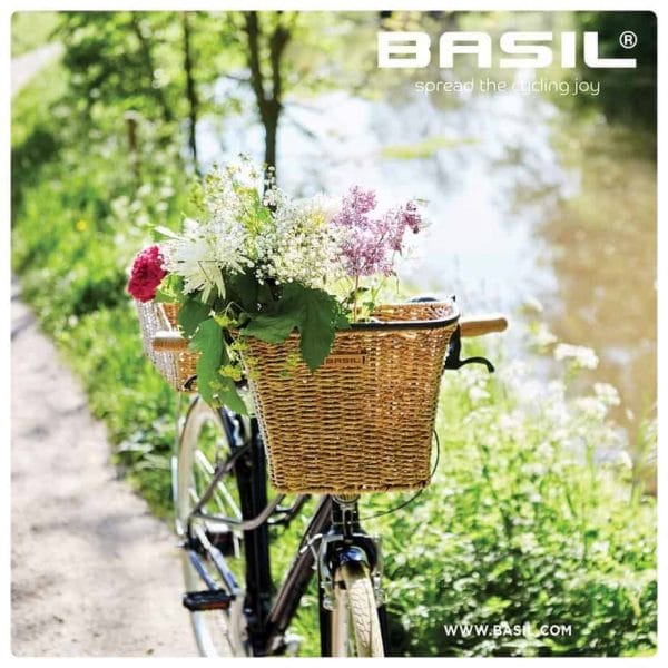 Panier osier vélo