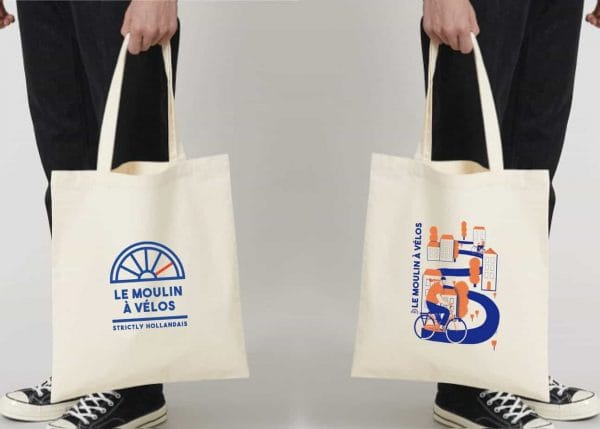 Tote bag Le Moulin à Vélos