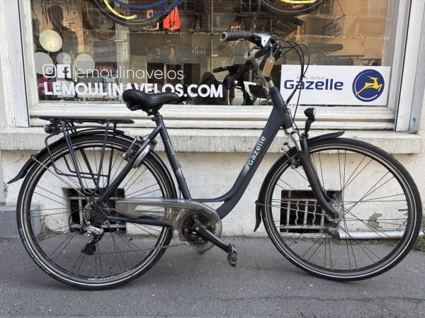 vélo gazelle orange trekking