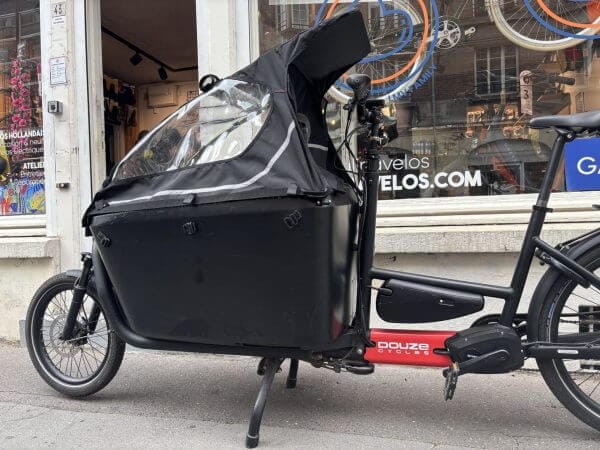 Vélo Cargo Douze Cycles G4e avec canopie