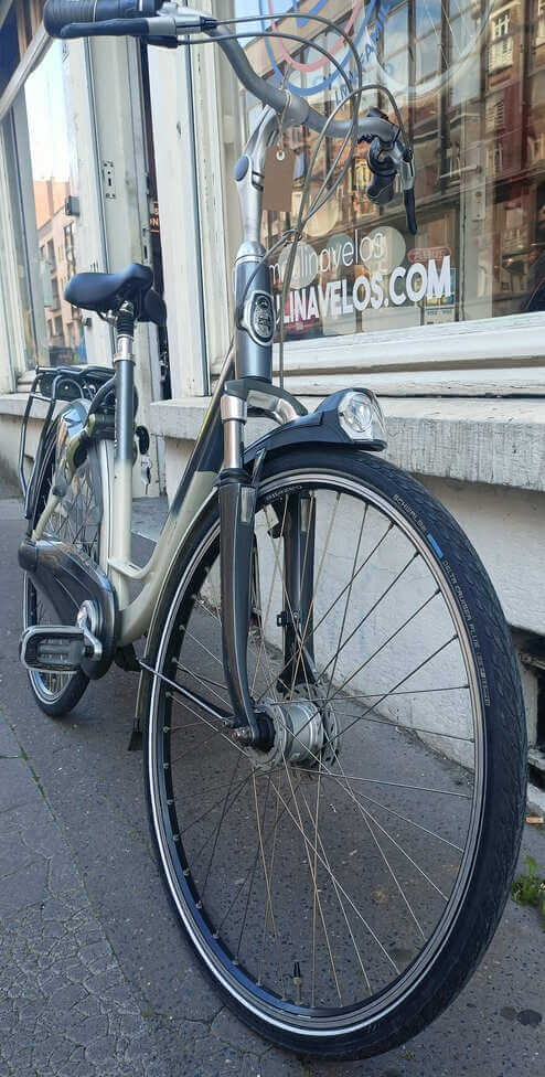 Vélo hollandais Gazelle orange plus