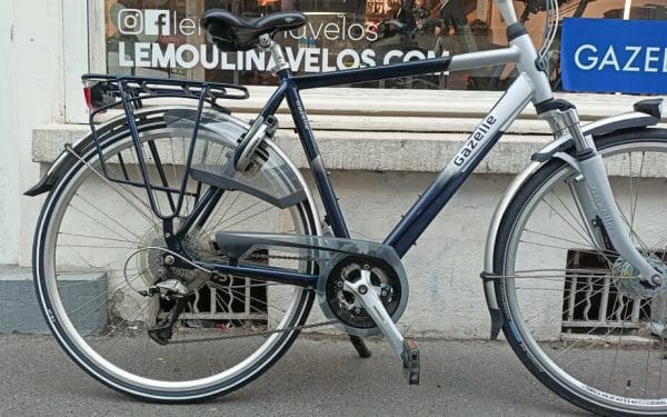 Vélo hollandais Gazelle orange T24